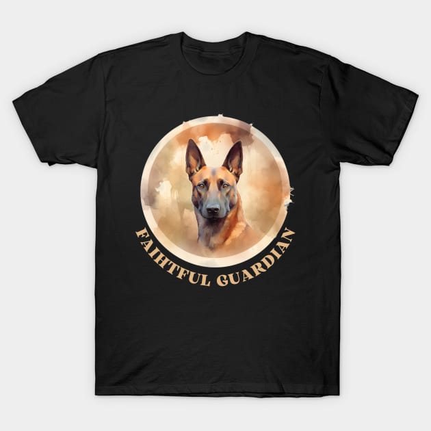 Malinois Faihtful Guardian T-Shirt by InkTrendy